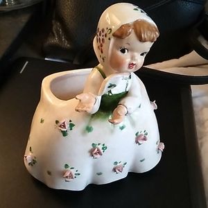 Napco Maiden raised roses on skirt